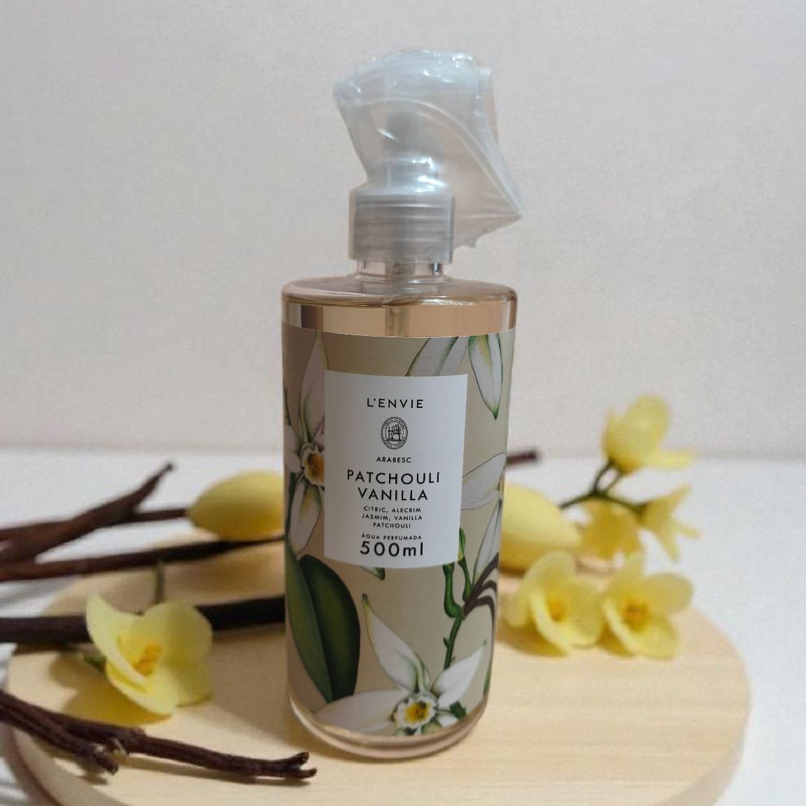 1000011274.jpg Água Perfumada Patchouli Vanilla 500ml – L’ENVIE - Imagem 2